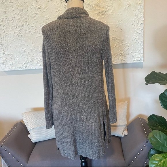 Barefoot Dreams Cozychic Lite Montecito Cardi Cardigan Gray Style 494 Sz XS - Picture 6 of 10